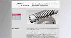 Desktop Screenshot of jr-patent.de
